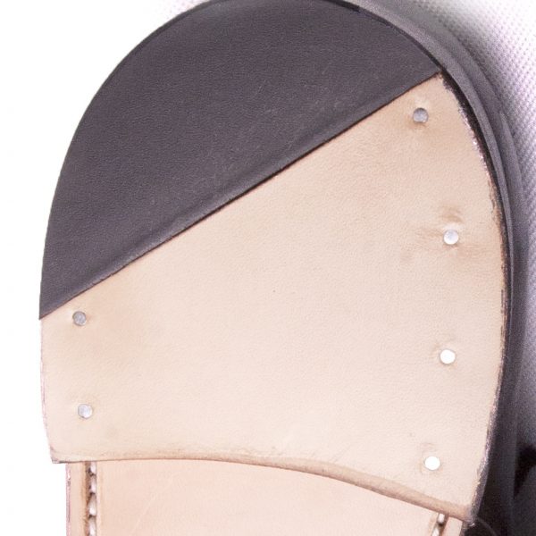 Leather Heel Quarter Rubber
